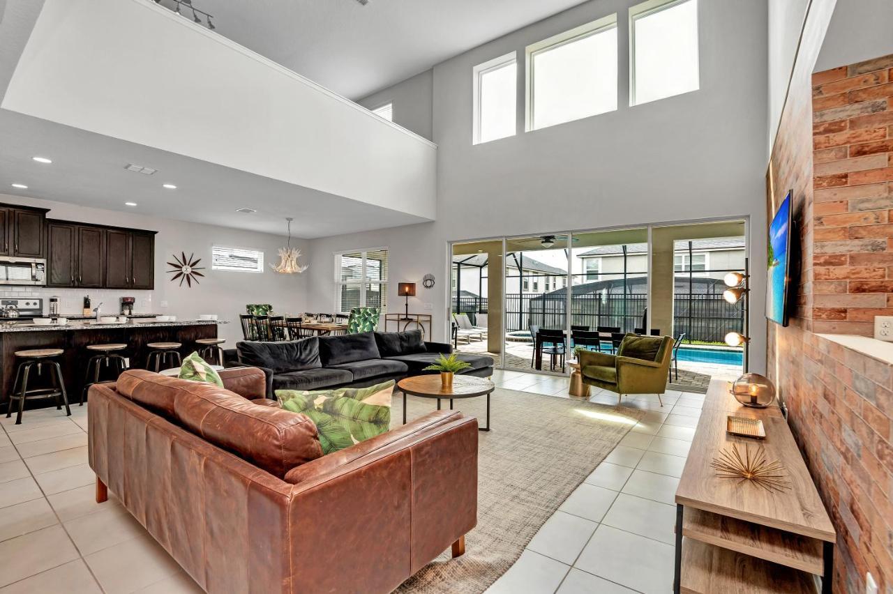 Modern Villa Wprivate Pool&Spa, Free Water Park Orlando Extérieur photo