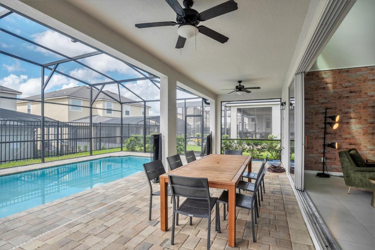 Modern Villa Wprivate Pool&Spa, Free Water Park Orlando Extérieur photo