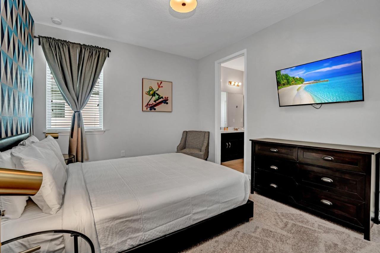 Modern Villa Wprivate Pool&Spa, Free Water Park Orlando Extérieur photo