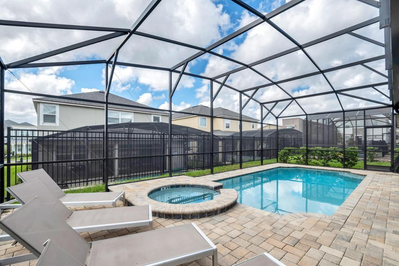 Modern Villa Wprivate Pool&Spa, Free Water Park Orlando Extérieur photo