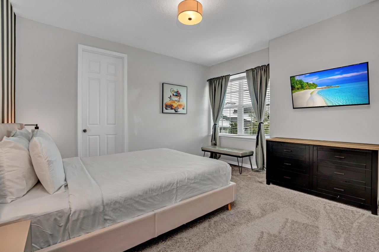 Modern Villa Wprivate Pool&Spa, Free Water Park Orlando Extérieur photo